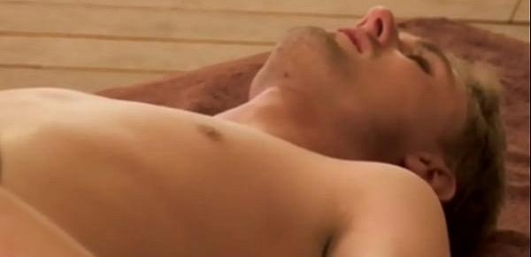trendsUsing Oil To Massage His Body To Feel Relax And arouse